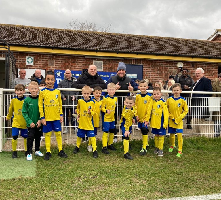 Canvey Island youths and parents at club